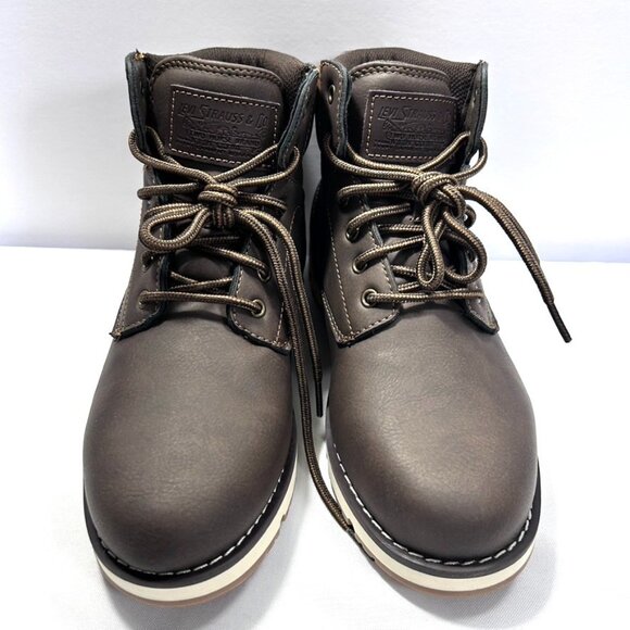 Levi's Men's Charles SH Lace-Up Boots Brown US 7M - Open Box - Picture 3 of 8